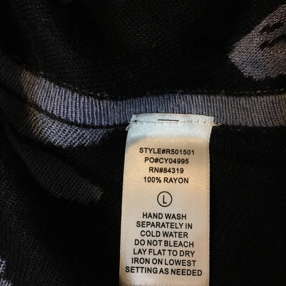 Drape-front cardigan - High/Low - Picture 8 of 9